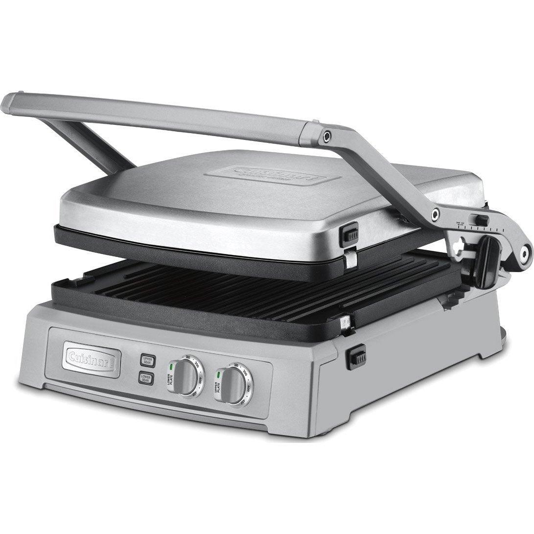 GR-150 Griddler Delux - Brushed Stainless (Renewed) - CookCave