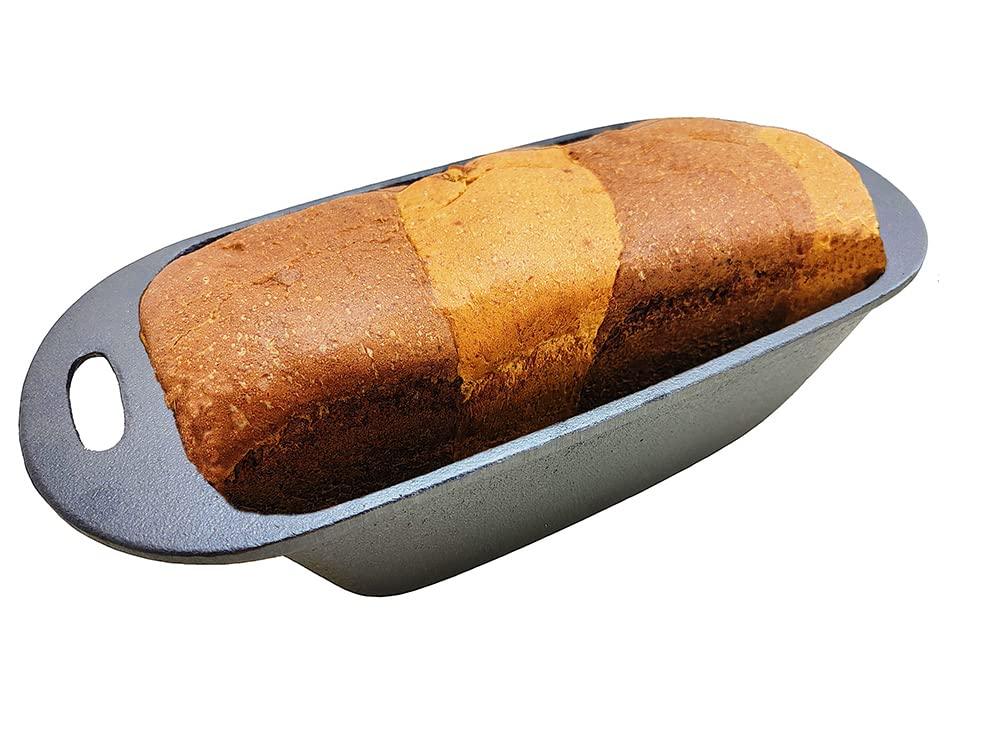 HAWOK Cast Iron Bread Maker Loaf Pan pack of 2 - CookCave