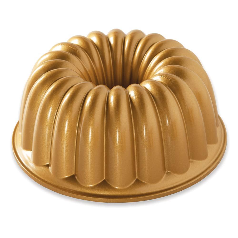 Nordic Ware Elegant Party Bundt Pan, 22.3 x 9.3 cm, Gold - CookCave