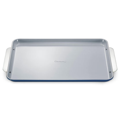 Caraway Non-Stick Ceramic Baking Sheet - Naturally Slick Ceramic Coating - Non-Toxic, PTFE & PFOA Free - Perfect for Baking, Roasting, and More - Large - Navy - CookCave