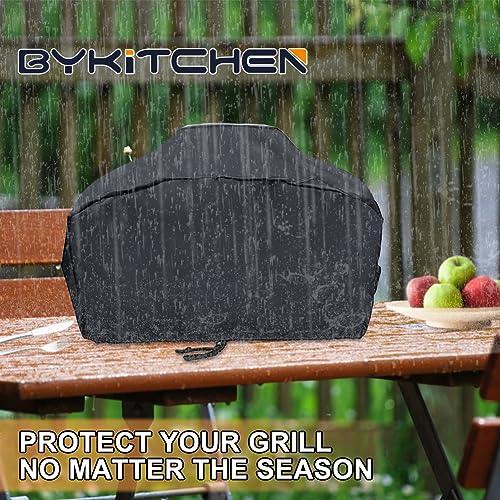 BYKITCHEN Waterproof Grill Cover for Ninja Woodfire Outdoor Grill, BBQ Grill Accessories, Compatible with Ninja Smoker Grill OG701 OG751 OG700 Series, Heavy Duty Oxford Fabric - CookCave