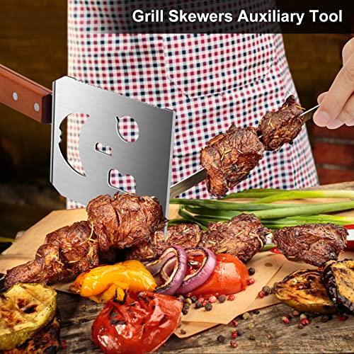 STEVEN-BULL S Heavy Duty BBQ Grill Tongs and Spatula for Outdoor Grill, 17” Long 5-in-1 Grill Spatula Comes with an 16” Long Locking Kitch Tongs, Best BBQ Gift for Barbecue Grilling Master - CookCave