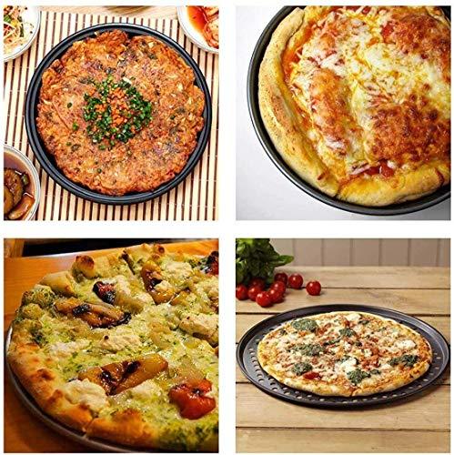 HomeMall 3 Pcs Pizza Crisper Trays, Pizza Pan with Holes for Oven, Non-Stick Perforated Pizza Baking Set for Home Restaurant Hotel Use, 9.6 Inch /11 Inch/12.6 Inch - CookCave