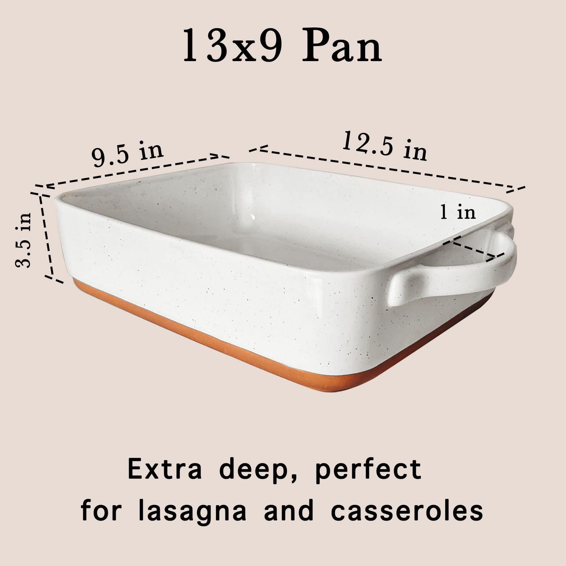 Mora 9x13in Porcelain Baking Dish - Oven to Table, Freezer Safe - CookCave