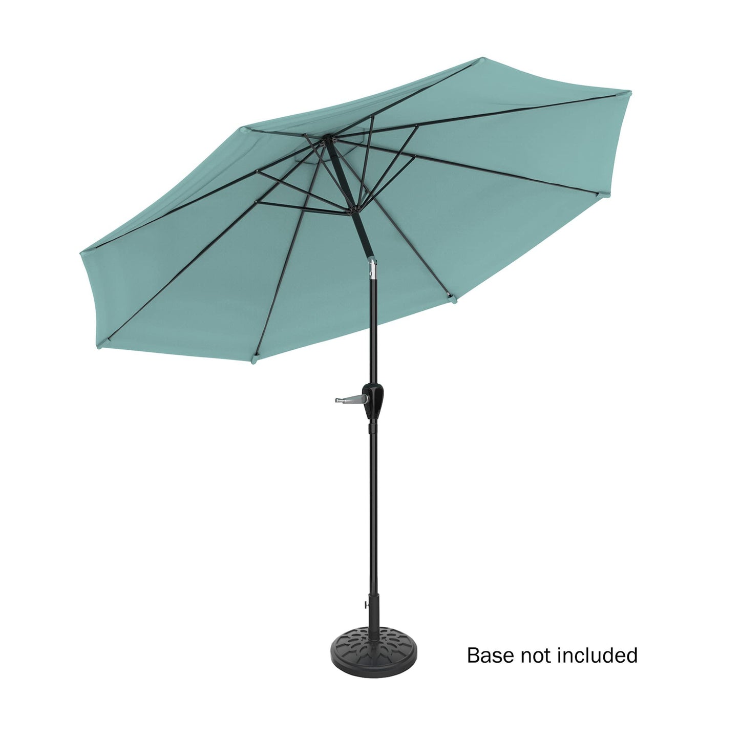 Pure Garden Patio Umbrella with Auto Tilt – 10 Ft Easy Crank Outdoor Table Umbrella Shade for Deck, Balcony, Porch, Backyard or Pool (Dusty Green) - CookCave