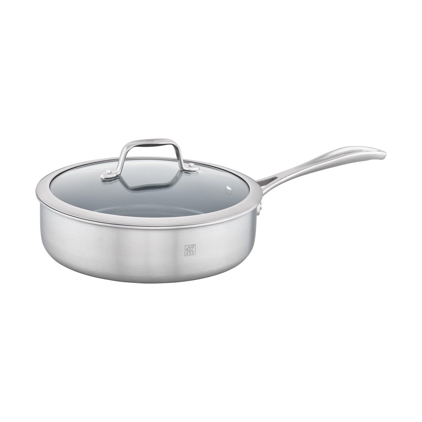 ZWILLING Spirit Ceramic Nonstick Saute Pan, 3-qt, 2-inch, Stainless Steel - CookCave