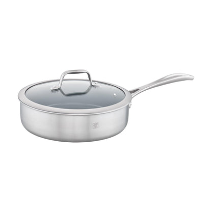 ZWILLING Spirit Ceramic Nonstick Saute Pan, 3-qt, 2-inch, Stainless Steel - CookCave