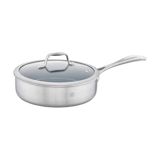 ZWILLING Spirit Ceramic Nonstick Saute Pan, 3-qt, 2-inch, Stainless Steel - CookCave