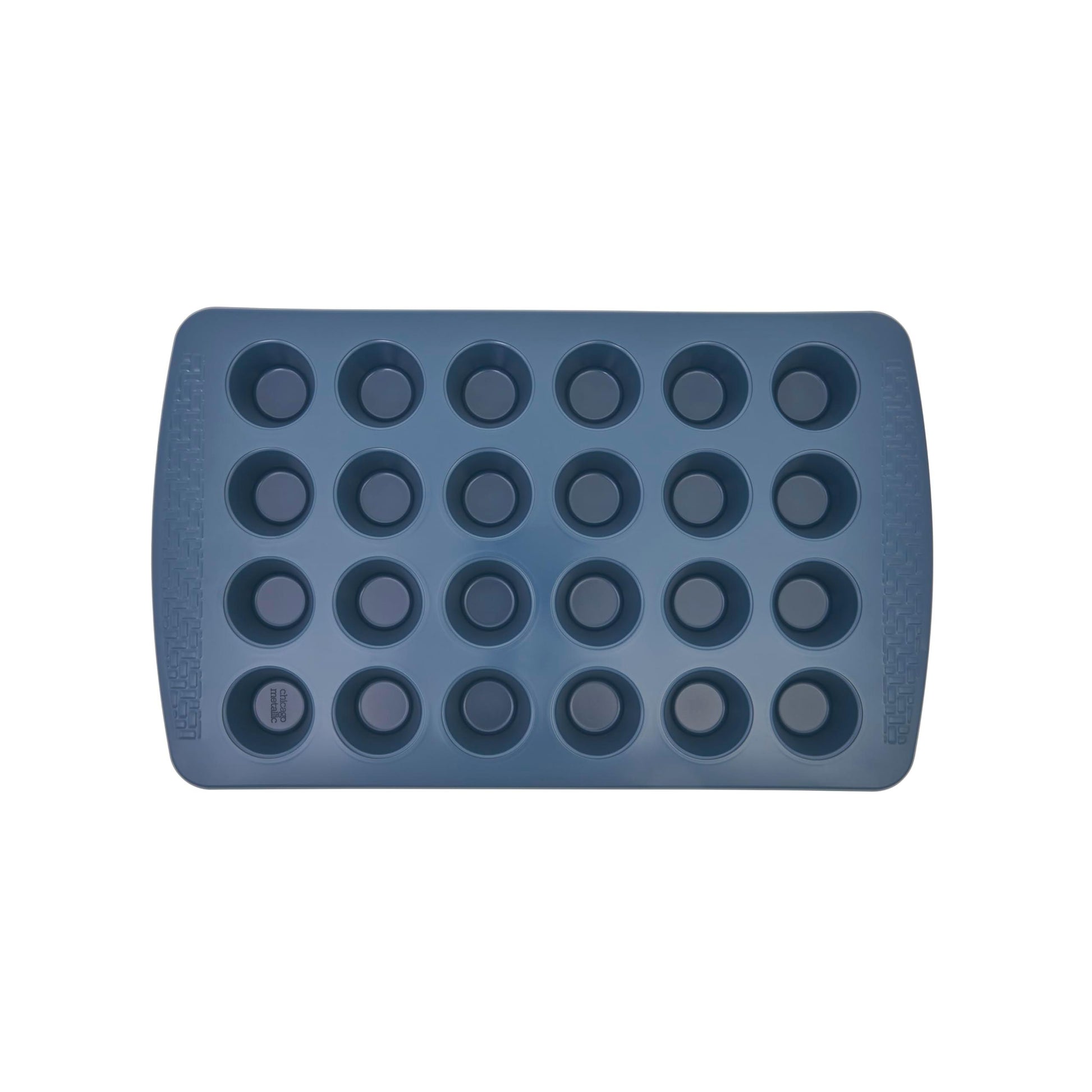 Chicago Metallic Everyday Non-Stick Muffin Pan, Perfect for muffins, eggbites and more! 24-Cup, Blue - CookCave