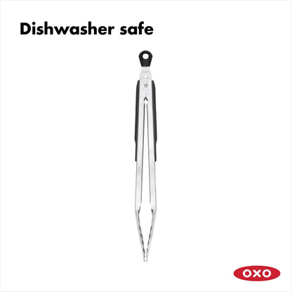 OXO Good Grips 12-Inch Stainless-Steel Locking Tongs - CookCave