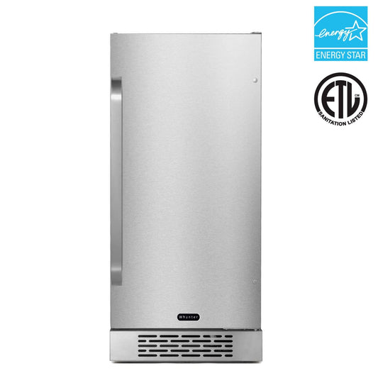 Whynter BOR-326FS 3.0 cu. ft. Indoor/Outdoor Beverage Refrigerators, One Size, Stainless Steel/Black, 15" wide - CookCave