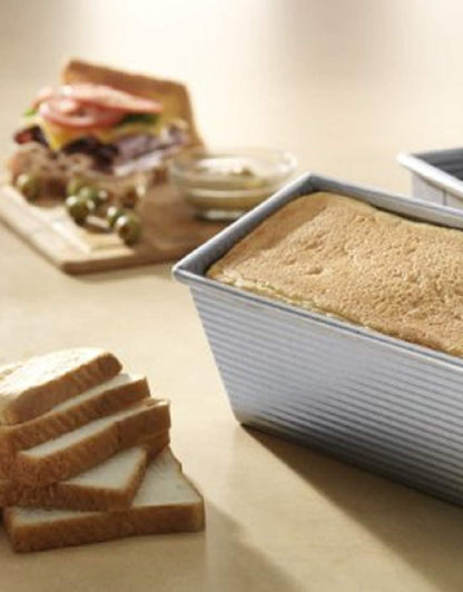 USA Pan Bakeware Pullman Loaf Pan, Large, Silver - CookCave