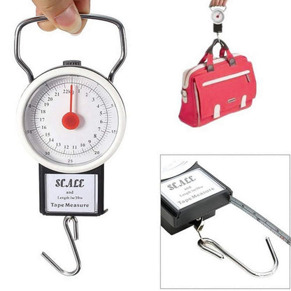 MNTT Fish Scale,Portable Balance Travel Suitcase Measure for Kitchen Measurement Hanging Hook Weighing Scales Luggage - CookCave