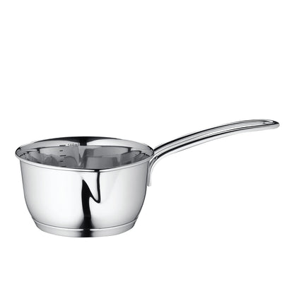 Küchenprofi Stainless Steel Saucepan with Clad Bottom, 16-Ounce,Silver - CookCave
