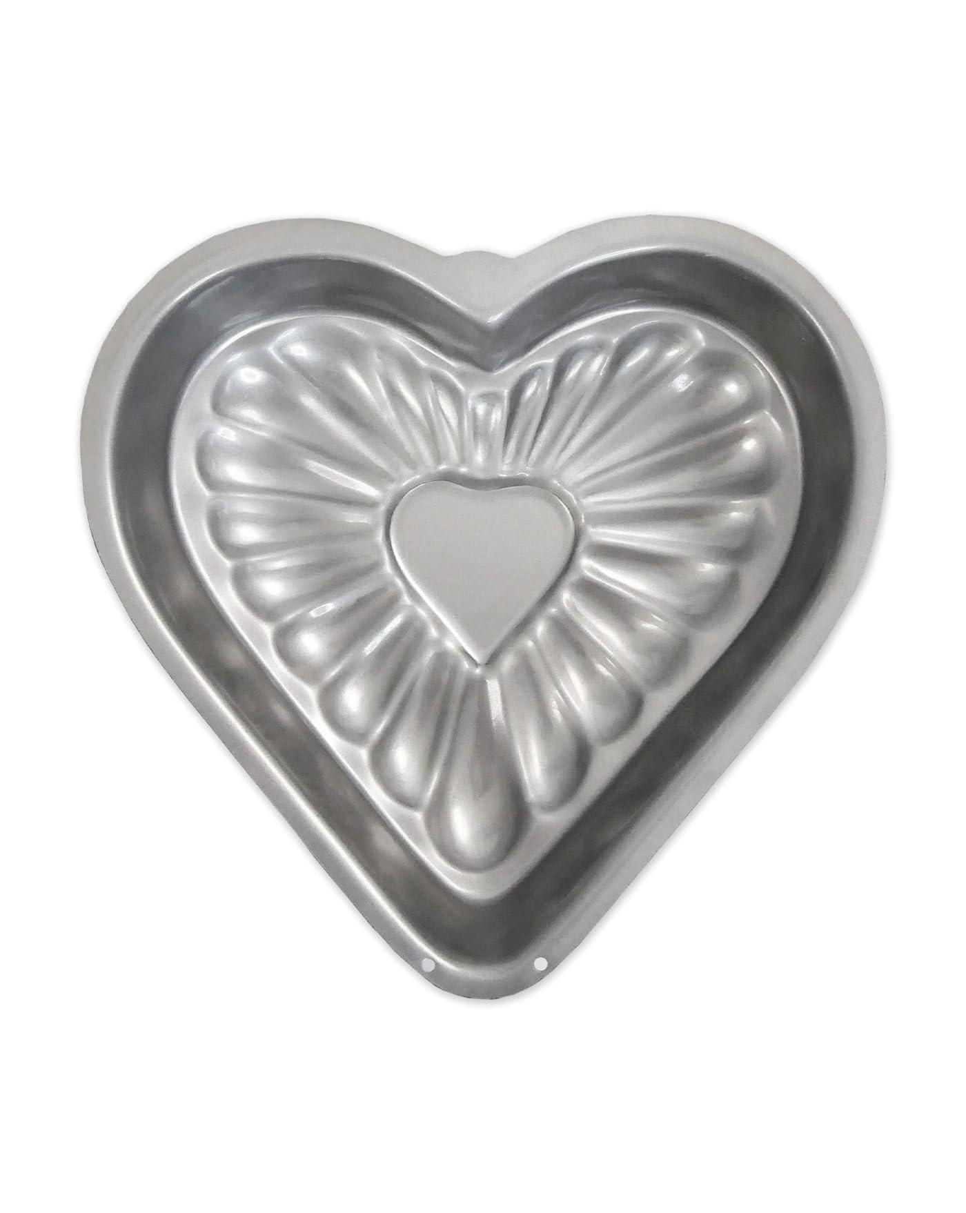 USA Pan Global Bakeware Fancy Heart Cake Pan - CookCave