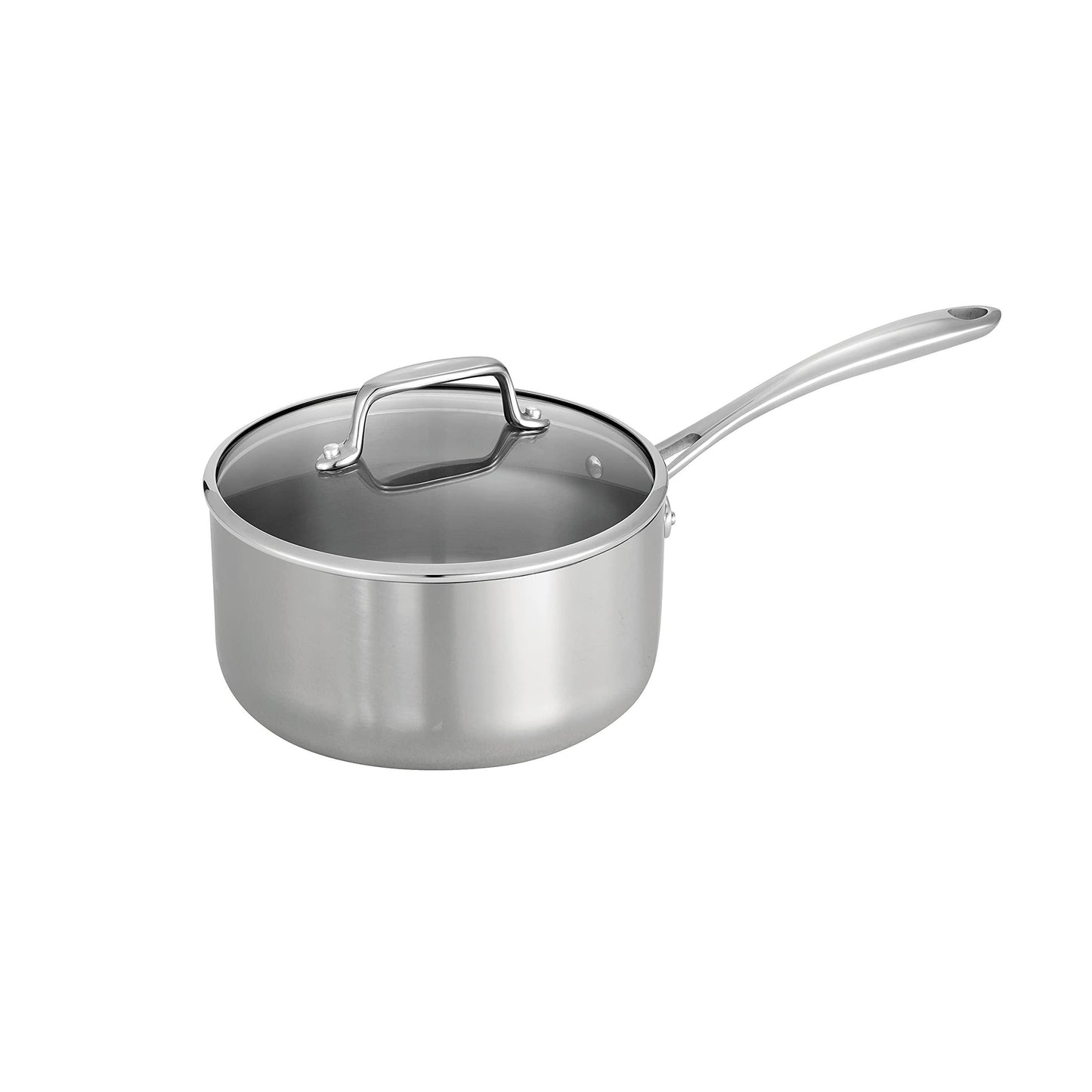 Tramontina Covered Sauce Pan Tri-Ply Clad (3 Qt), 80116/035DS - CookCave