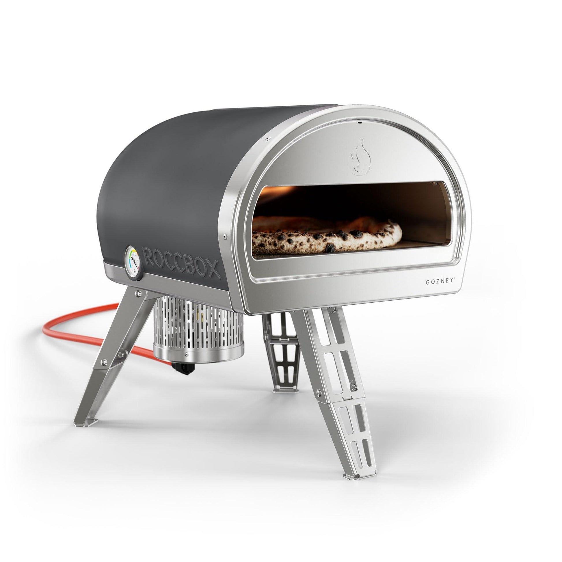 Roccbox Pizza Oven by Gozney | Portable Outdoor Oven | Gas Fired, Fire & Stone Outdoor Pizza Oven - Includes Professional Grade Pizza Peel - CookCave