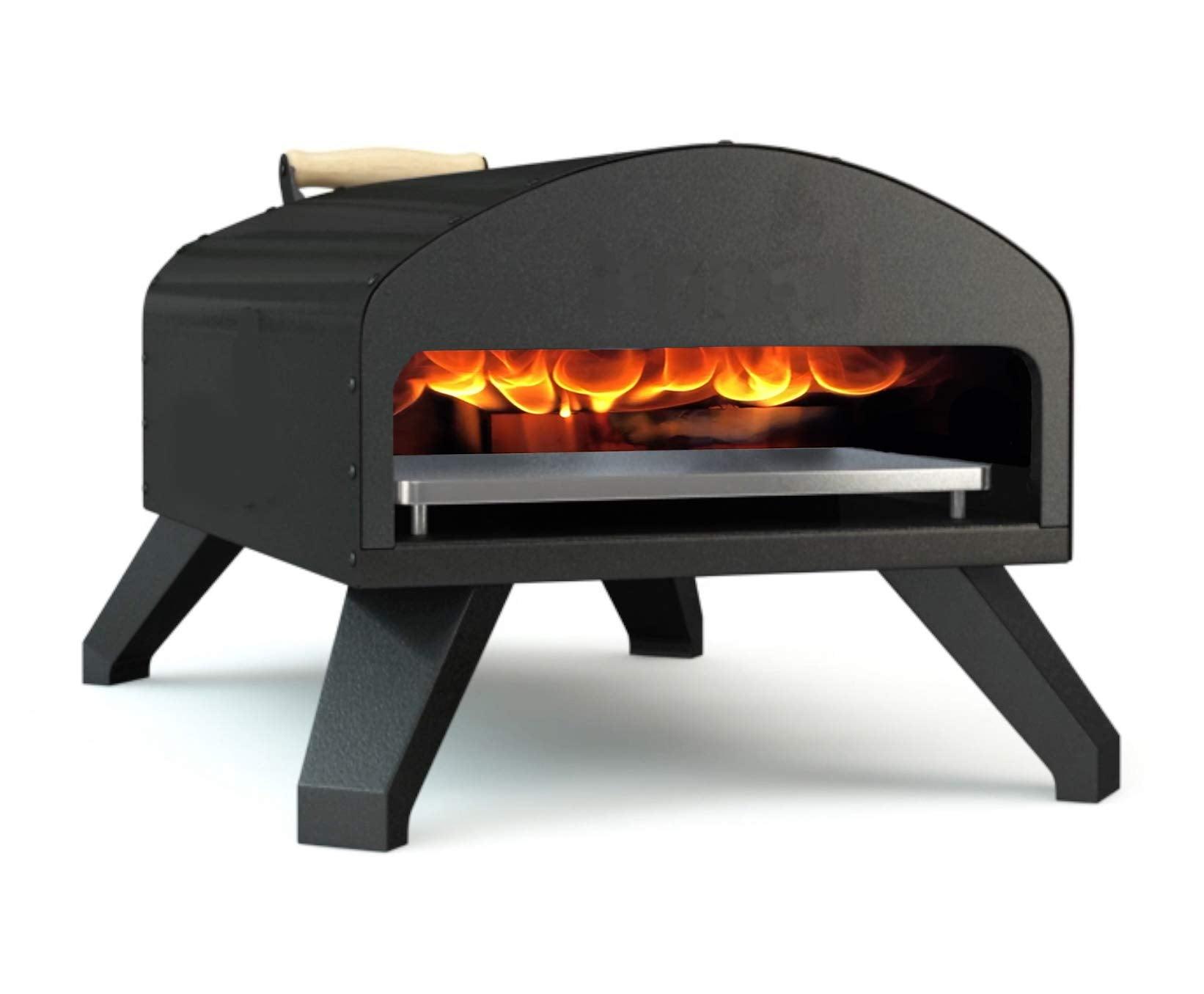 Bertello Outdoor Pizza Oven Black - CookCave