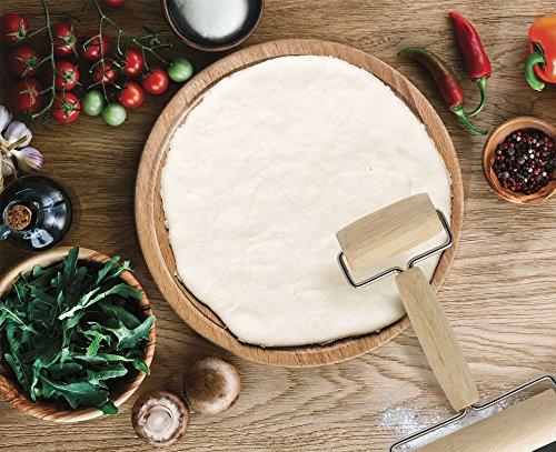 Mrs. Anderson’s Baking Double Dough Roller, Wood, 7-Inches x 4.5-Inches - CookCave