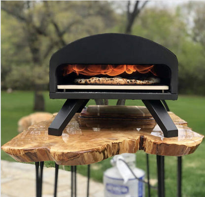 Bertello Outdoor Pizza Oven Black - CookCave