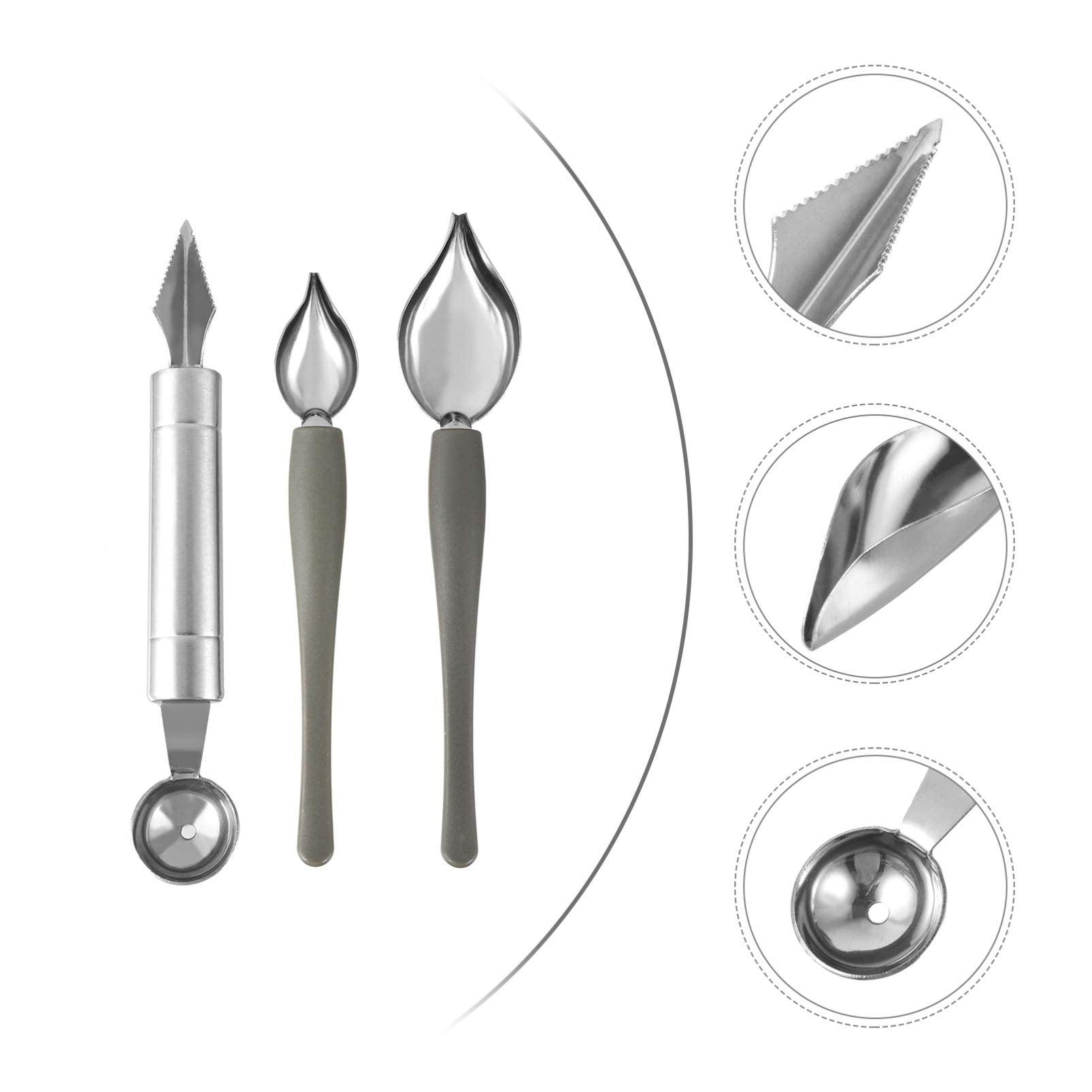 Hemoton Coffee Decor 6 Pcs Art Chef Culinary Drawing Spoon Saucier Drizzle Spoon Fondant Cream Pencil Pencil Culinary Drawing Fruit Gummies - CookCave