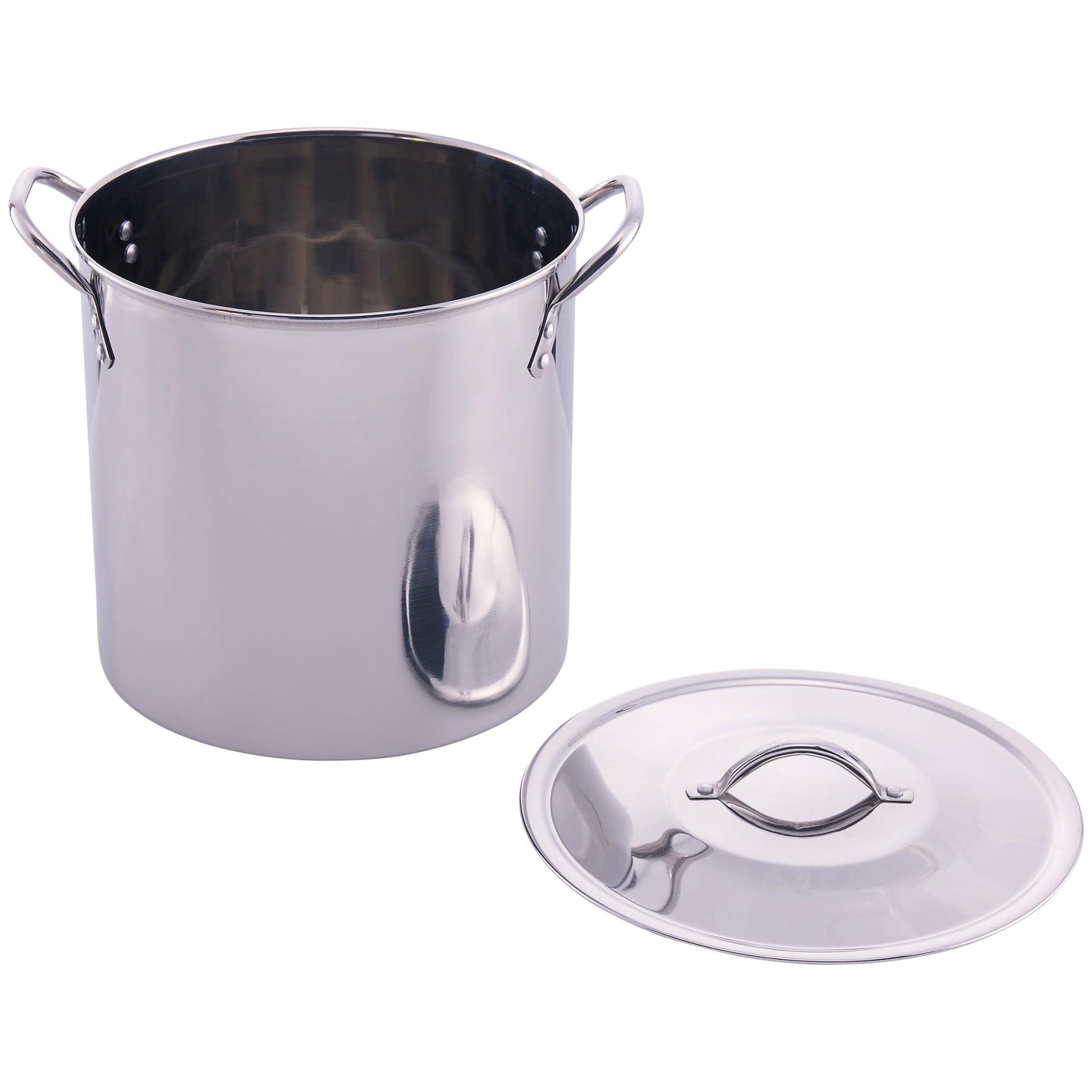 afeme 12-Qt Stainless Steel Stock Pot with Metal Lid - CookCave