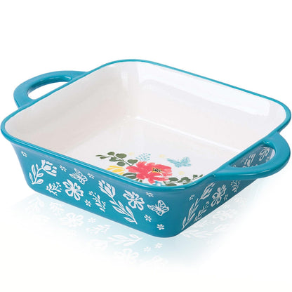 Wisenvoy 8x8 Baking Pan Brownie Pan Casserole Dish Ceramic Baking Dish Casserole Dishes For Oven Square Baking Pan - CookCave