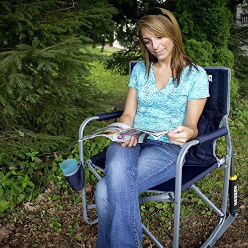 GCI Outdoor Freestyle Rocker Portable Rocking Chair & Outdoor Camping Chair, Cinnamon - CookCave