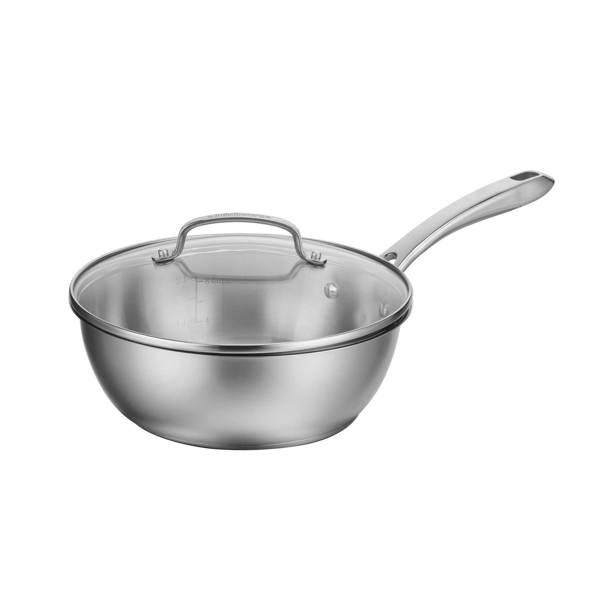 Cuisinart Sauce Pan with Lid by Cuisinart, 3 Quart Chef's Pan, Stainless Steel, 8335-24 - CookCave