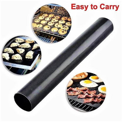 Grill Mat -Heavy Duty Grill Mats Non Stick, BBQ Outdoor Grill & Baking Mats - Reusable, Easy to Clean Barbecue Grilling Accessories - Work on Gas Charcoal Electric - CookCave