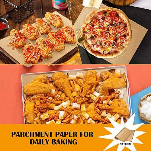 200 Pcs Parchment Paper Sheets 9 x 13 Inches, Precut Parchment Paper for Baking, Air Fryer Disposable Paper Liner, HOFHTD Non-Stick Cooking Papers for Grilling, Frying, Steaming - CookCave