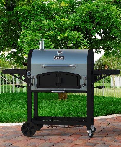 Dyna-Glo DGN576SNC-D X-Large Premium Dual Chamber Charcoal Grill - CookCave