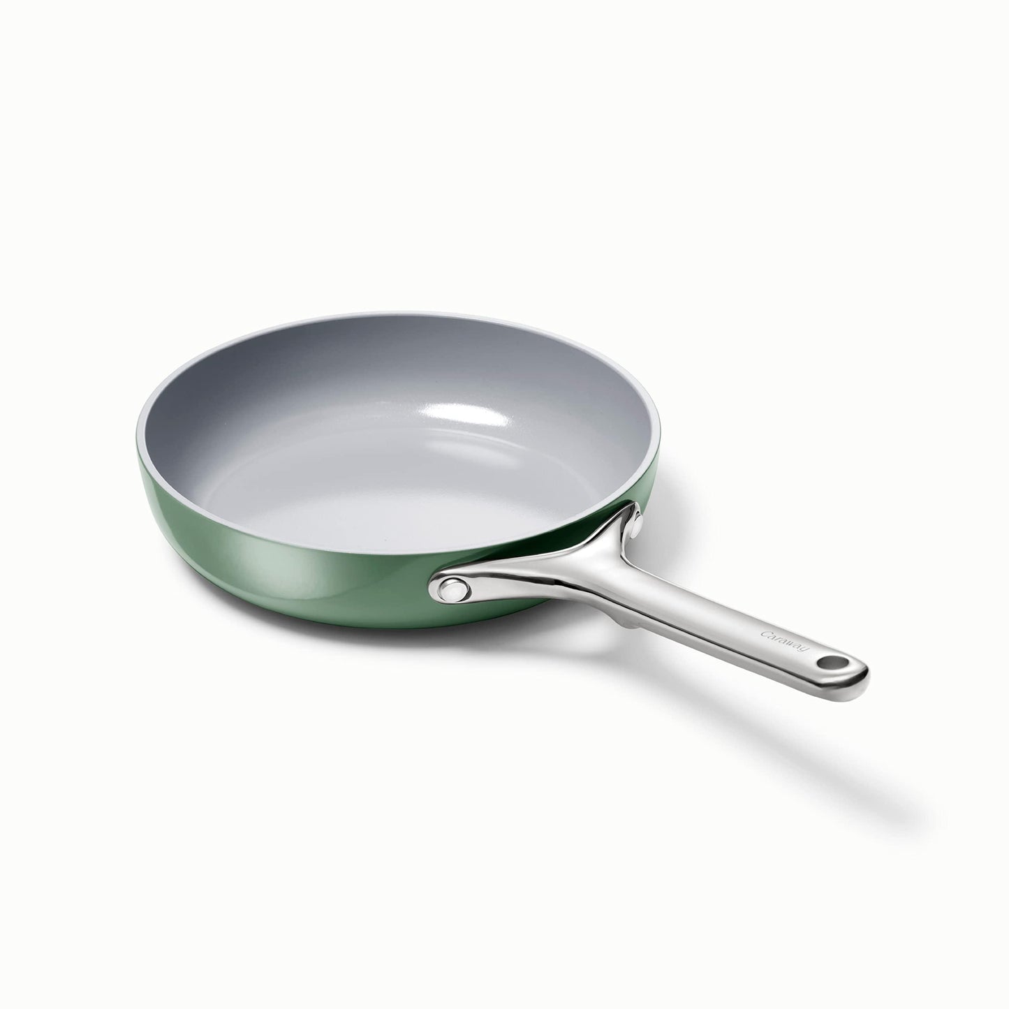 Caraway Nonstick Ceramic Mini Fry Pan (1.05 qt, 8") - Non Toxic, PTFE & PFOA Free - Oven Safe & Compatible with All Stovetops (Gas, Electric & Induction) - Sage - CookCave