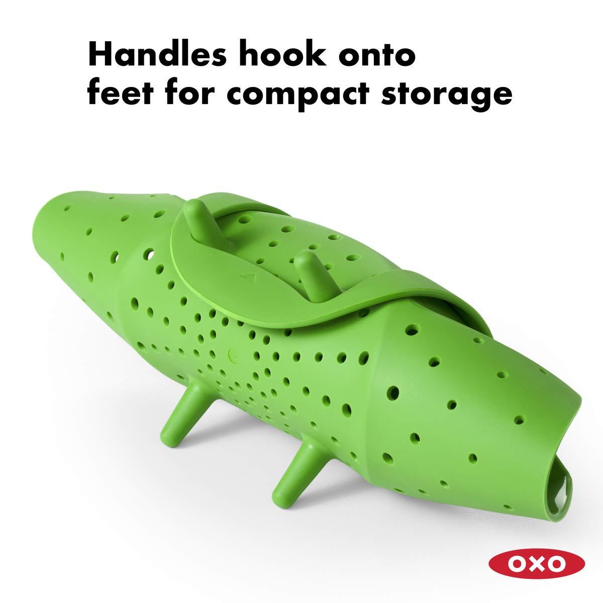 OXO Good Grips Silicone Steamer Green Medium - CookCave