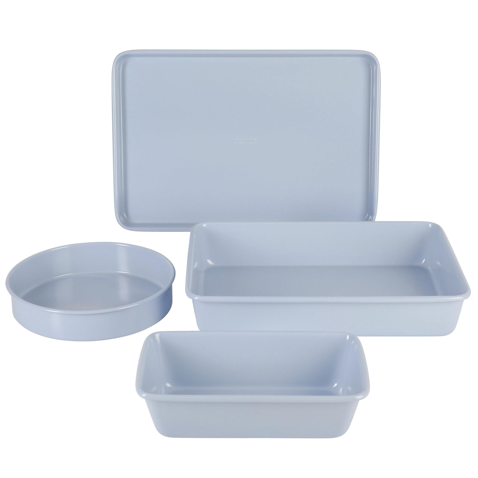 Martha Stewart Everyday 4 Piece Carbon Steel Colored Bakeware Set in Lavender - CookCave