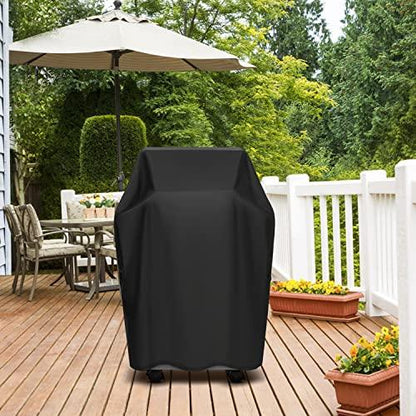 Arcedo Small Grill Cover 32 Inch, 2 Burner BBQ Gas Grill Cover, Heavy Duty Waterproof Outdoor Barbecue Cover, Fits Weber, Char Broil, Nexgrill and More Grills with Collapsed Side Tables - CookCave