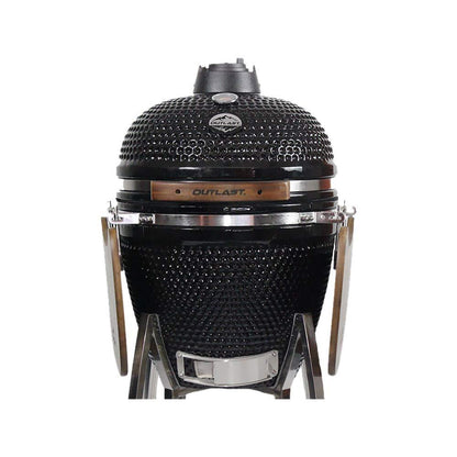 Outlast 24" Large Ceramic Kamado Barbecue Charcoal Grill - CookCave