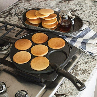 Nordic Ware Silver 01940 Scandinavian Dollar Pancake Pan 17.5 x 10.2 x 2.5 - CookCave