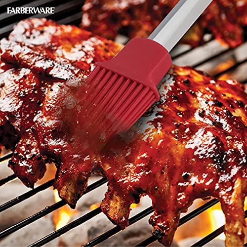 Farberware BBQ Basting Brush, 15.94-Inch, Red - CookCave