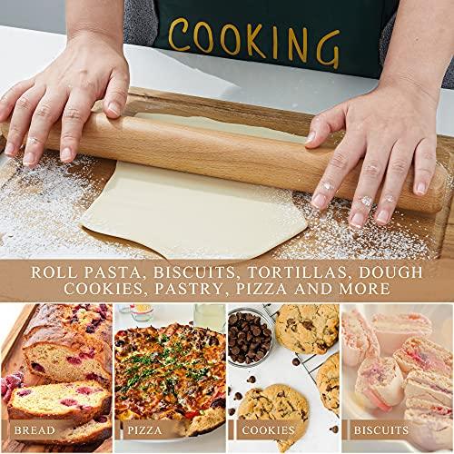 Bamber Wood Rolling Pin, 11 inch by 1-1/5 Inch - CookCave