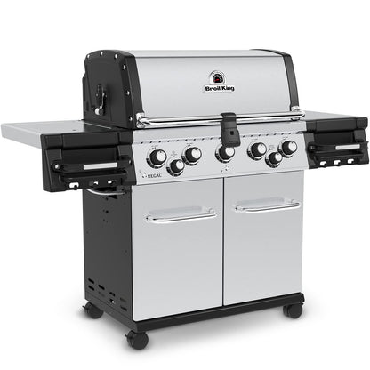 Broil King Regal S 590 Pro Natural Gas Grill - Premium 5-Burner Stainless Steel BBQ - CookCave