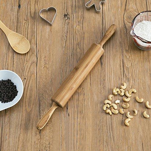 Home Basics, Bamboo Rolling Pin - CookCave