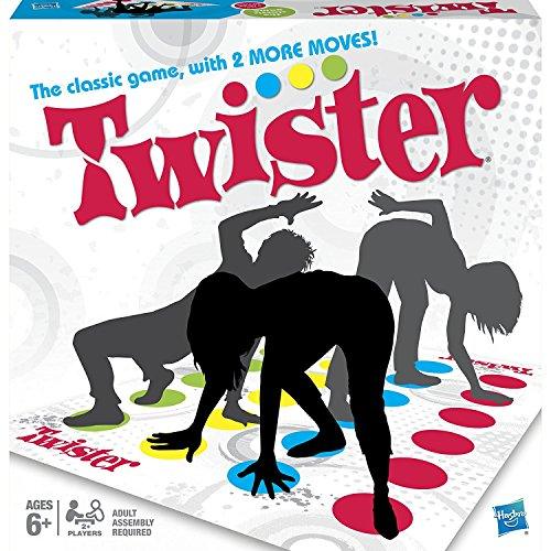 Hasbro Twister Party Classic Board Game for 2 or More Players,Indoor and Outdoor Game for Kids 6 and Up,Packaging May Vary - CookCave