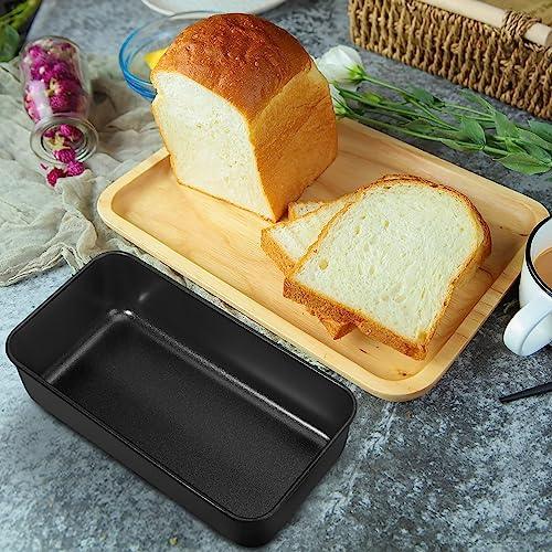 E-far Nonstick Bread Loaf Pan Set of 3, 9x5 Inch Stainless Steel Core Metal Loaf Pan for Baking Homemade Bread, Meatloaf and Brownie, Non Toxic & Easy Release, Rust Proof & Sturdy - CookCave