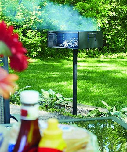 Guide Gear Heavy-Duty Park-Style Charcoal BBQ Grill for Camping, Outdoor Cooking, Backyard, Patio, Camp Grilling Barbecues, Large - CookCave