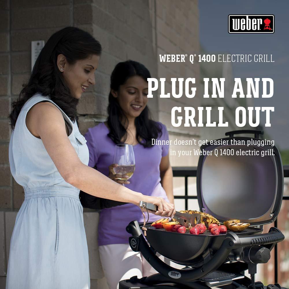 Weber Q1400 Electric Grill, Gray - CookCave