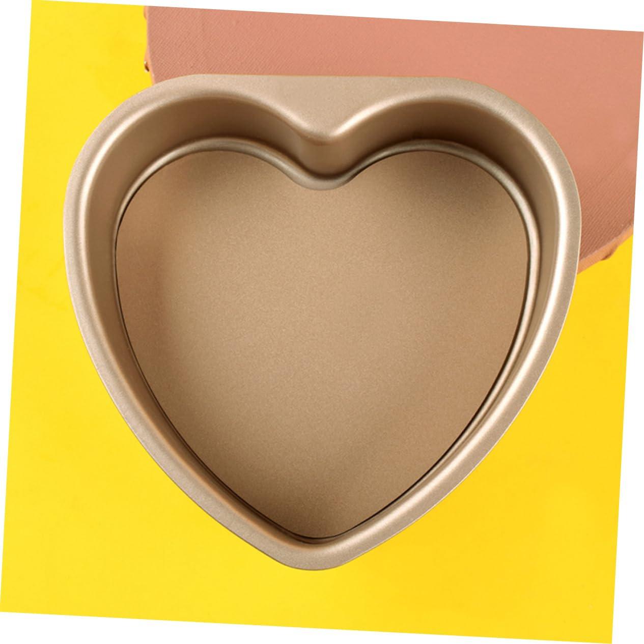 FUOYLOO Diy Baking Cake Bakeware Molds Oven Baking Deep Heart Cake Molds Heart Tart Pan Cake Baking Detachable Baking Plate Metal Cake Pan Heart Stainless Steel Tool Household - CookCave