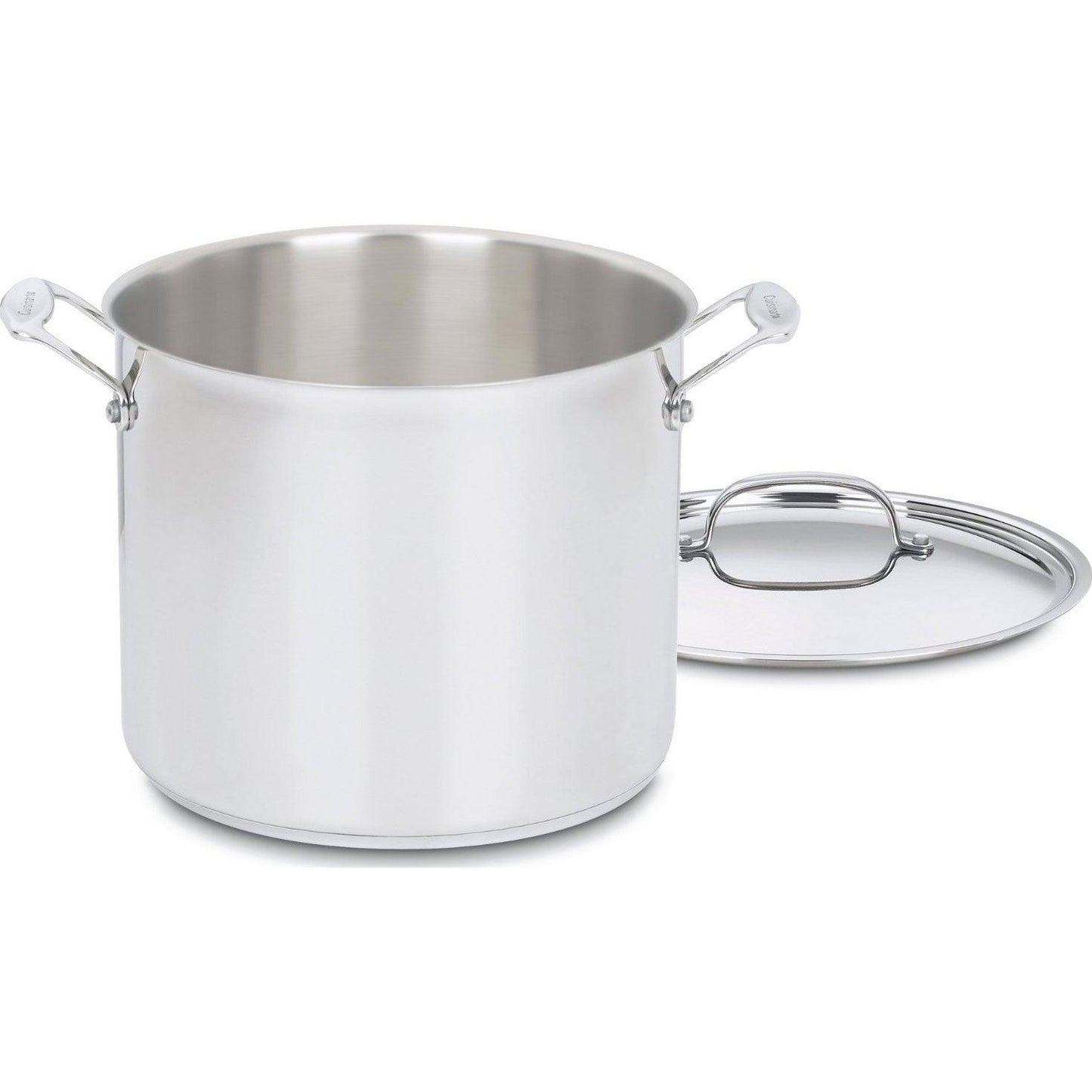 Cuisinart 12-Quart Stockpot w/Lid, Chef's Classic Collection, Silver, 766-26AP1 - CookCave