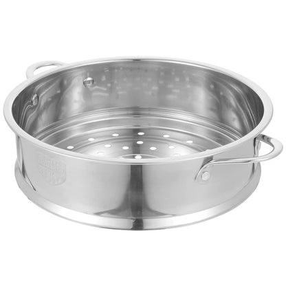 DOITOOL Stainless Steel Steamer Pot Vegetable Food Steamer Basket Insert Kitchen Saucepot Dim Sum Dumplings Bun Steamer 20cm - CookCave