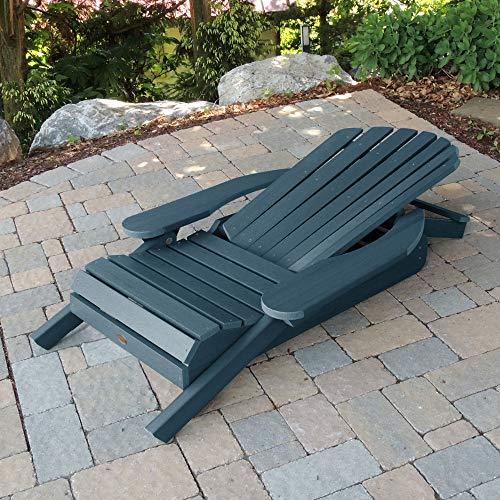 highwood Hamilton Made in the USA Adirondack Chair, Adult Size, Nantucket Blue - CookCave